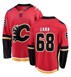 Youth Calgary Flames #68 Jaromir Jagr Fanatics Branded Red Home Breakaway NHL Jersey