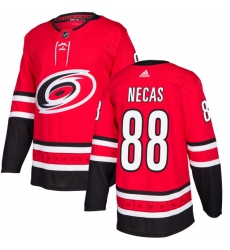 Youth Adidas Carolina Hurricanes #88 Martin Necas Premier Red Home NHL Jersey