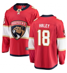 Men's Florida Panthers #18 Micheal Haley Fanatics Branded Red Home Breakaway NHL Jersey
