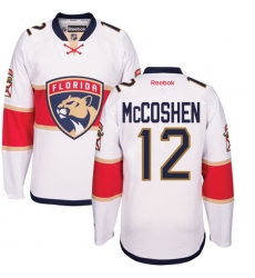 Youth Reebok Florida Panthers #12 Ian McCoshen Authentic White Away NHL Jersey