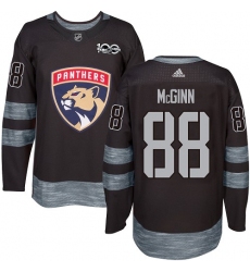 Men's Adidas Florida Panthers #88 Jamie McGinn Authentic Black 1917-2017 100th Anniversary NHL Jersey