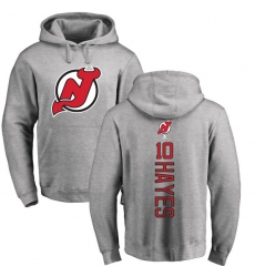 NHL Adidas New Jersey Devils #10 Jimmy Hayes Ash Backer Pullover Hoodie