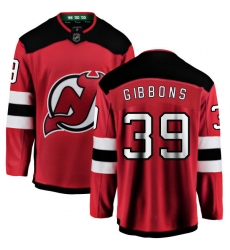 Youth New Jersey Devils #39 Brian Gibbons Fanatics Branded Red Home Breakaway NHL Jersey