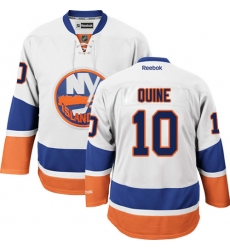 Youth Reebok New York Islanders #10 Alan Quine Authentic White Away NHL Jersey