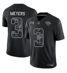 Men's Jacksonville Jaguars #3 Jakobi Meyers Black F.U.S.E. 2026 Salute to Service Limited Football Stitched Jersey
