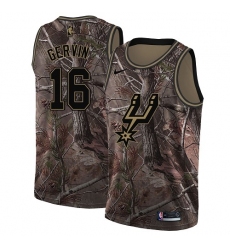 Men's Nike San Antonio Spurs #16 Pau Gasol Swingman Camo Realtree Collection NBA Jersey