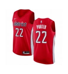 Men's Nike Washington Wizards #22 Otto Porter Red Swingman Jersey - Earned Edition