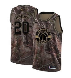 Women's Nike Washington Wizards #20 Jodie Meeks Swingman Camo Realtree Collection NBA Jersey