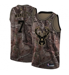 Men's Nike Milwaukee Bucks #7 Thon Maker Swingman Camo Realtree Collection NBA Jersey