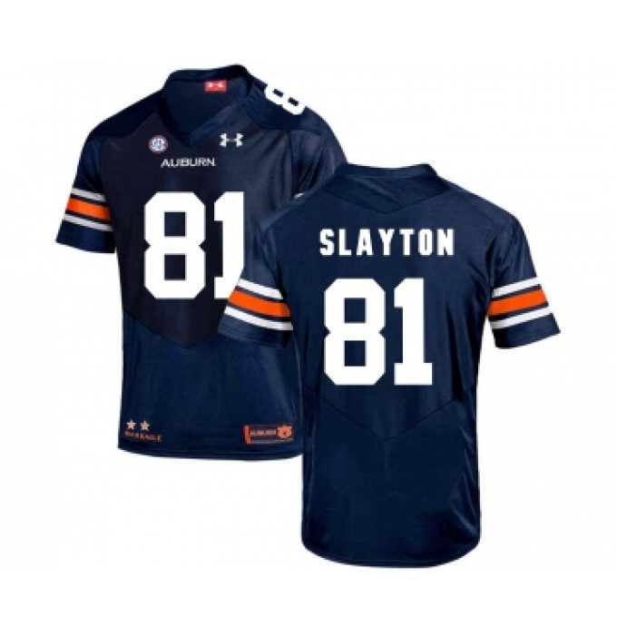 Auburn Tigers 81 Darius Slayton Navy College Football Jersey