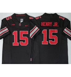 Men's Ohio State Buckeyes #15 Chris Henry Jr Black 2026 F.U.S.E. Limited Stitched Jersey