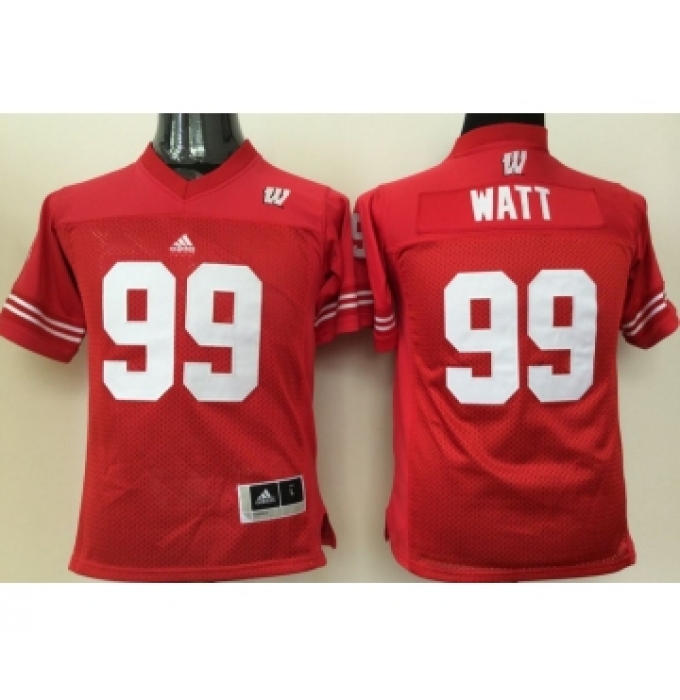 Ohio State Buckeyes 99 JJ Watt Red Women College Football Jersey