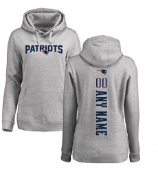 NFL Women's Nike New England Patriots #92 James Harrison Ash Backer Pullover Hoodie