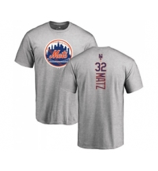 MLB Nike New York Mets #32 Steven Matz Ash Backer T-Shirt