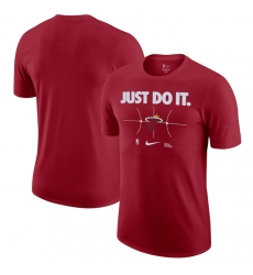Men's Miami Heat Red Just Do It T-Shirt
