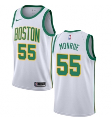 Women's Nike Boston Celtics #55 Greg Monroe Swingman White NBA Jersey - City Edition