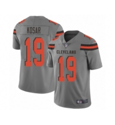 Women's Cleveland Browns #21 Denzel Ward Limited Gray Inverted Legend Football Jersey