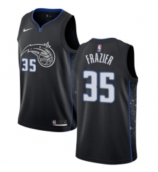 Women's Nike Orlando Magic #35 Melvin Frazier Swingman Black NBA Jersey - City Edition