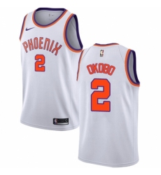 Women's Nike Phoenix Suns #2 Elie Okobo Swingman White NBA Jersey - Association Edition