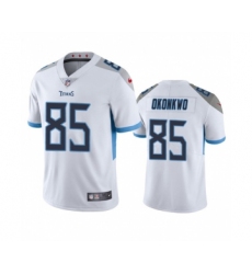 Men's Tennessee Titans #85 Chig Okonkwo White Vapor Untouchable Stitched Jersey