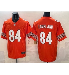Men's Chicago Bears #84 Colston Loveland Orange 2025 Draft F.U.S.E. Vapor Untouchable Limited Stitched Football Jersey
