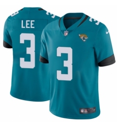 Youth Nike Jacksonville Jaguars #3 Tanner Lee Black Alternate Vapor Untouchable Limited Player NFL Jersey
