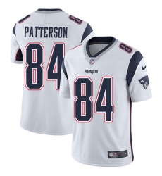 Men's Nike New England Patriots #84 Cordarrelle Patterson White Vapor Untouchable Limited Player NFL Jersey