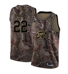 Women's Nike Oklahoma City Thunder #22 Hamidou Diallo Swingman Camo Realtree Collection NBA Jersey