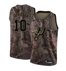 Youth Nike San Antonio Spurs #10 DeMar DeRozan Swingman Camo Realtree Collection NBA Jersey
