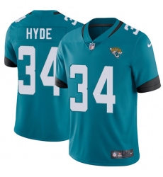 Youth Nike Jacksonville Jaguars #34 Carlos Hyde Teal Green Alternate Vapor Untouchable Limited Player NFL Jersey