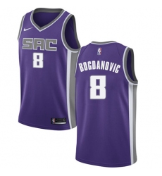 Women's Nike Sacramento Kings #8 Bogdan Bogdanovic Swingman Purple NBA Jersey - Icon Edition