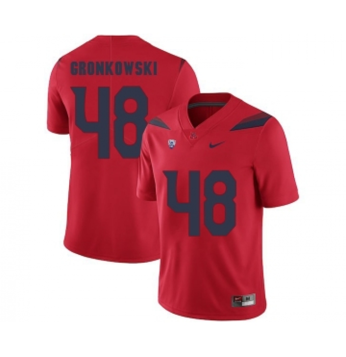 Arizona Wildcats 48 Rob Gronkowski Red College Football Jersey