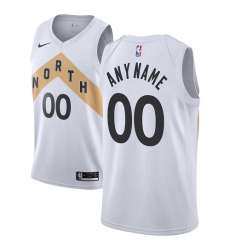 Youth Nike Toronto Raptors Customized Swingman White NBA Jersey - City Edition