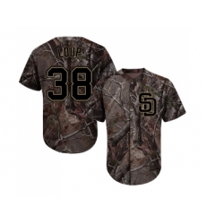 Men's San Diego Padres #38 Aaron Loup Authentic Camo Realtree Collection Flex Base Baseball Jersey
