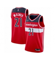 Women's Washington Wizards #21 Moritz Wagner Swingman Red Basketball Jersey - Icon Edition