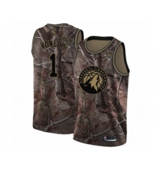 Men's Minnesota Timberwolves #1 Noah Vonleh Swingman Camo Realtree Collection Basketball Jersey