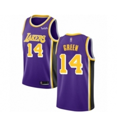 Women's Los Angeles Lakers #14 Danny Green Swingman Purple Basketball Jersey - Statement Edition