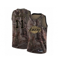Men's Los Angeles Lakers #11 Avery Bradley Swingman Camo Realtree Collection Basketball Jersey
