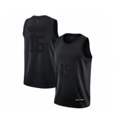 Men's Los Angeles Lakers #15 DeMarcus Cousins Swingman Black MVP Basketball Jersey
