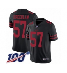 Youth San Francisco 49ers #57 Dre Greenlaw Black Vapor Untouchable Limited Player 100th Season Football Jersey