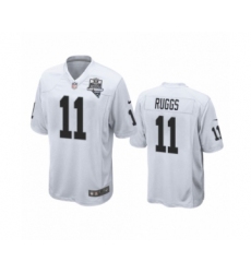 Men's Oakland Raiders #11 Henry Ruggs White 2020 Inaugural Season Game Jersey