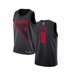 Women's Portland Trail Blazers #9 Nassir Little Swingman Black Basketball Jersey - 2018  19 City Edition