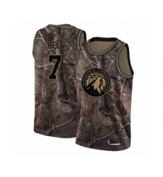 Youth Minnesota Timberwolves #7 Jordan Bell Swingman Camo Realtree Collection Basketball Jersey
