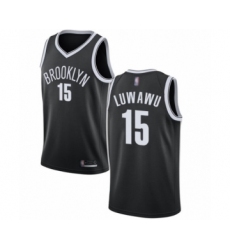 Women's Brooklyn Nets #15 Timothe Luwawu Swingman Black Basketball Jersey - Icon Edition