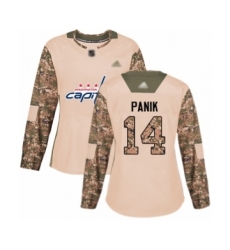 Women's Washington Capitals #14 Richard Panik Authentic Camo Veterans Day Practice Hockey Jersey