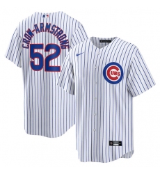 Men's Chicago Cubs #52 Pete Crow-Armstrong White Home Limited Stitched Baseball Jersey