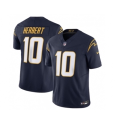 Men's Nike Los Angeles Chargers #10 Justin Herbert Navy 2023 F.U.S.E. Vapor Untouchable Limited Stitched Jersey