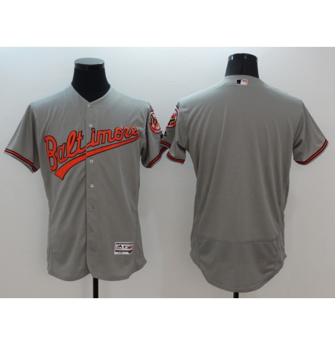 Men's Baltimore Orioles Blank Gray Nike Jerseys