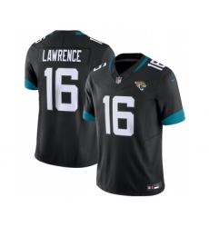 Men's Nike Jacksonville Jaguars #16 Trevor Lawrence Black 2023 F.U.S.E Vapor Untouchable Limited Stitched Jersey
