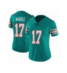 Women's Nike Miami Dolphins #17 Jaylen Waddle Green Vapor Untouchable Stitched Jersey